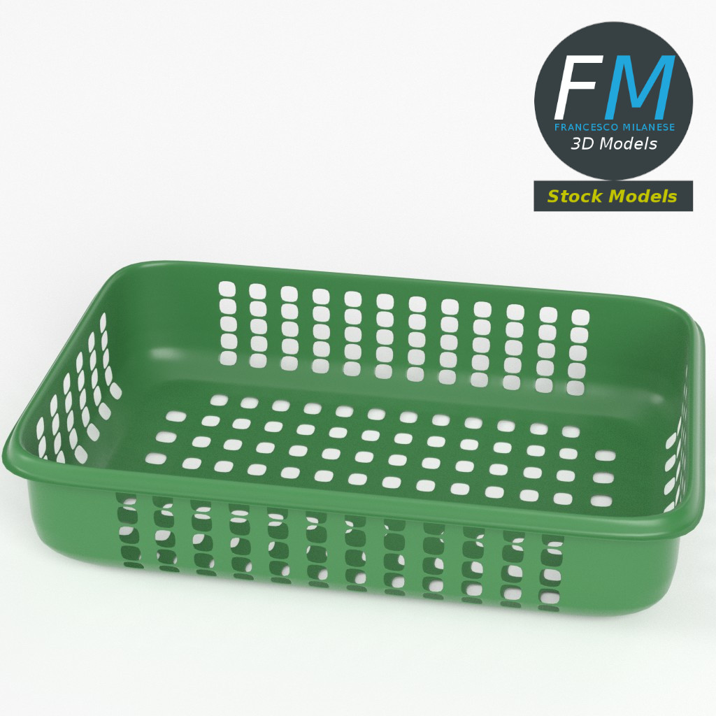 3D-Modell - Kunststoffkorb - 02