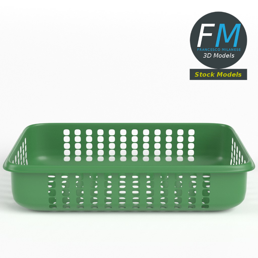 3D-Modell - Kunststoffkorb - 04