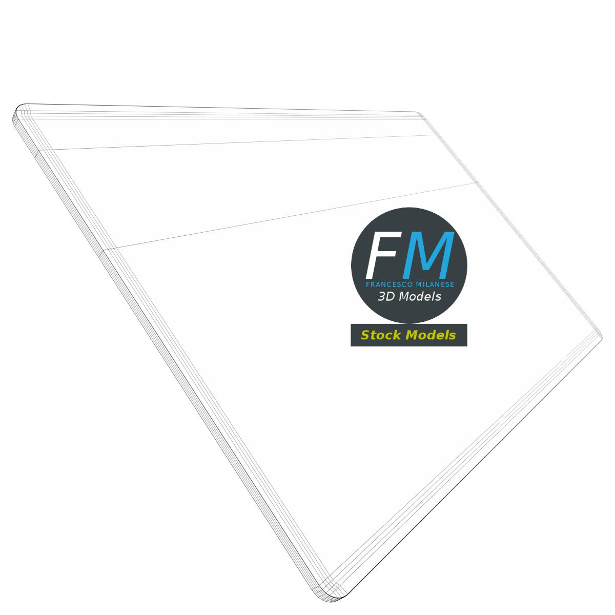3D-Modell - Kunststoffkarte mit Magnetstreifen - 07