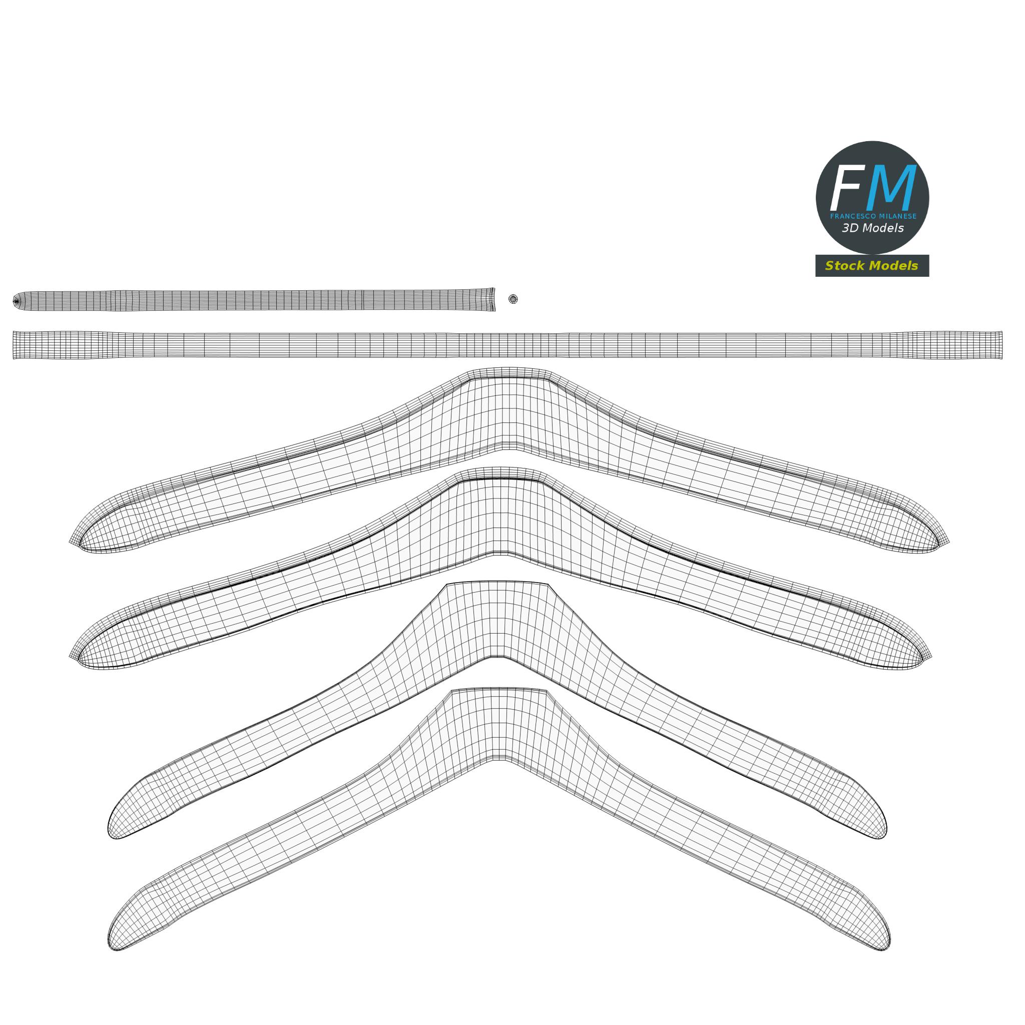 3D-Modell - Kunststoff-Kleiderbügel - 11 3D-Modell - Kunststoff-Kleiderbügel - 11