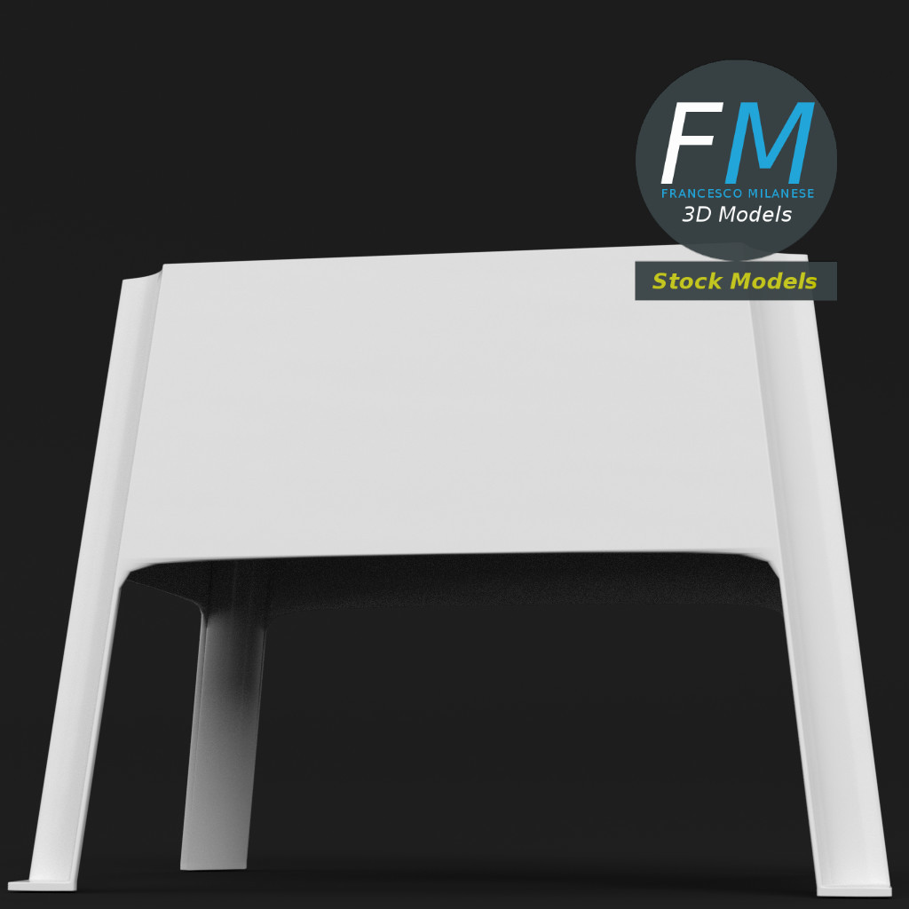 3D-Modell - Kunststoffhocker - 02