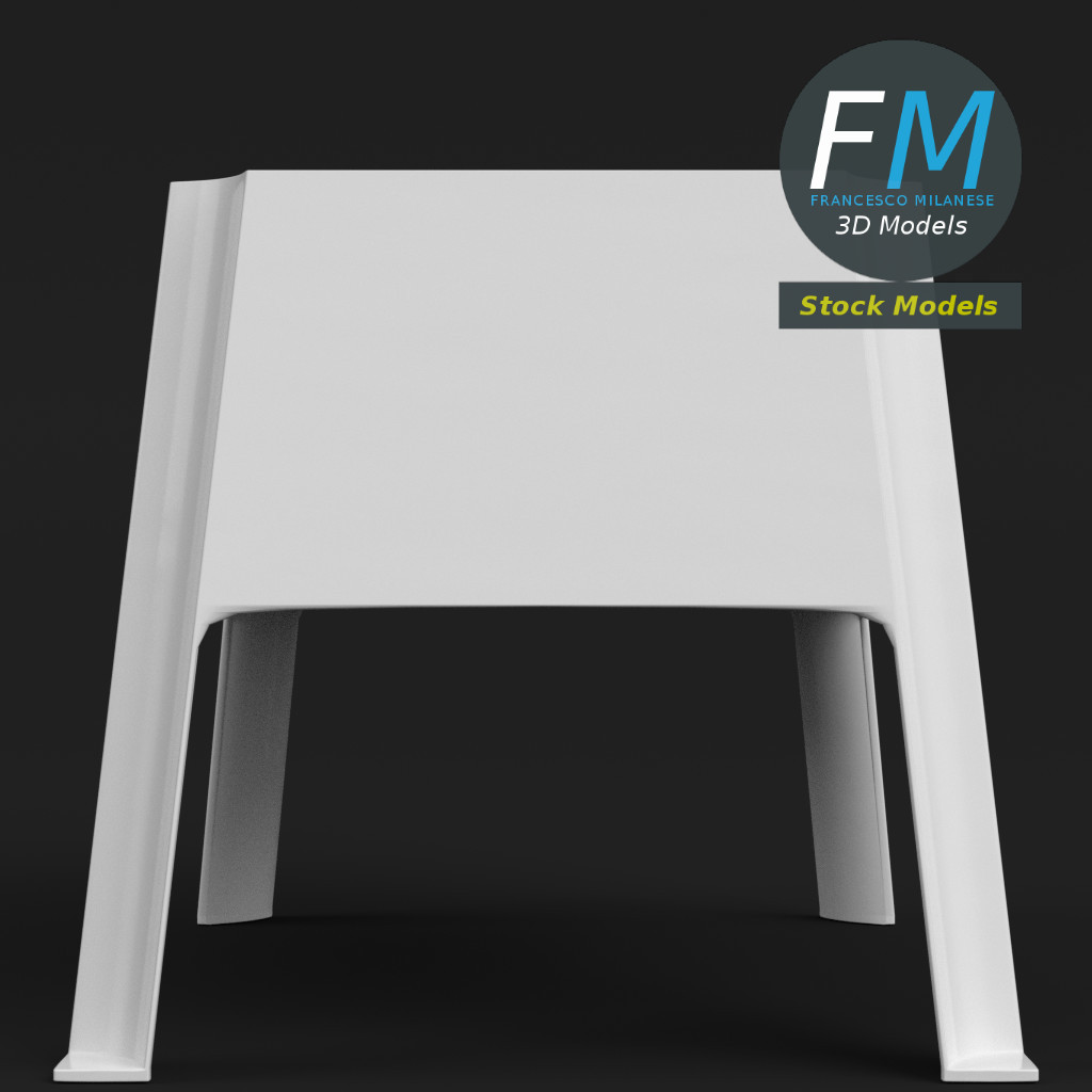 3D-Modell - Kunststoffhocker - 04