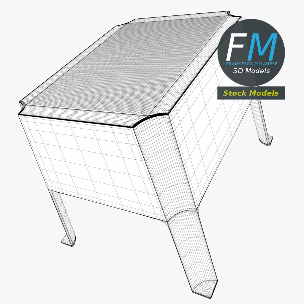 3D-Modell - Kunststoffhocker - 07