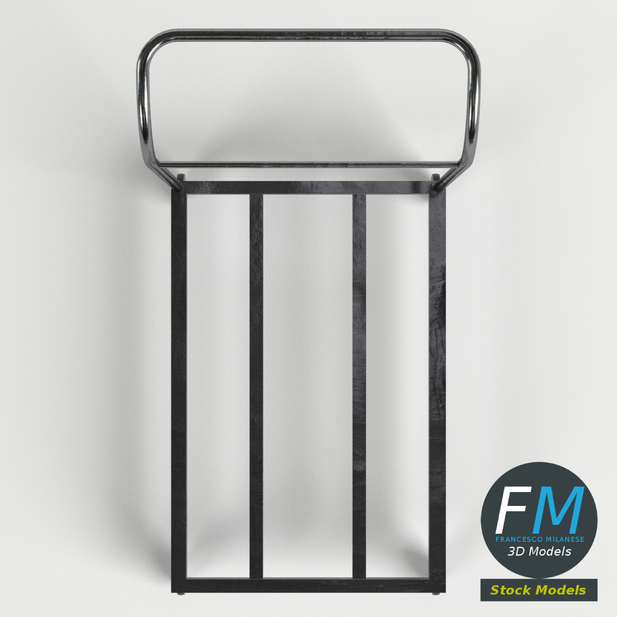 3D-Modell - Offener Plattformwagen - 06