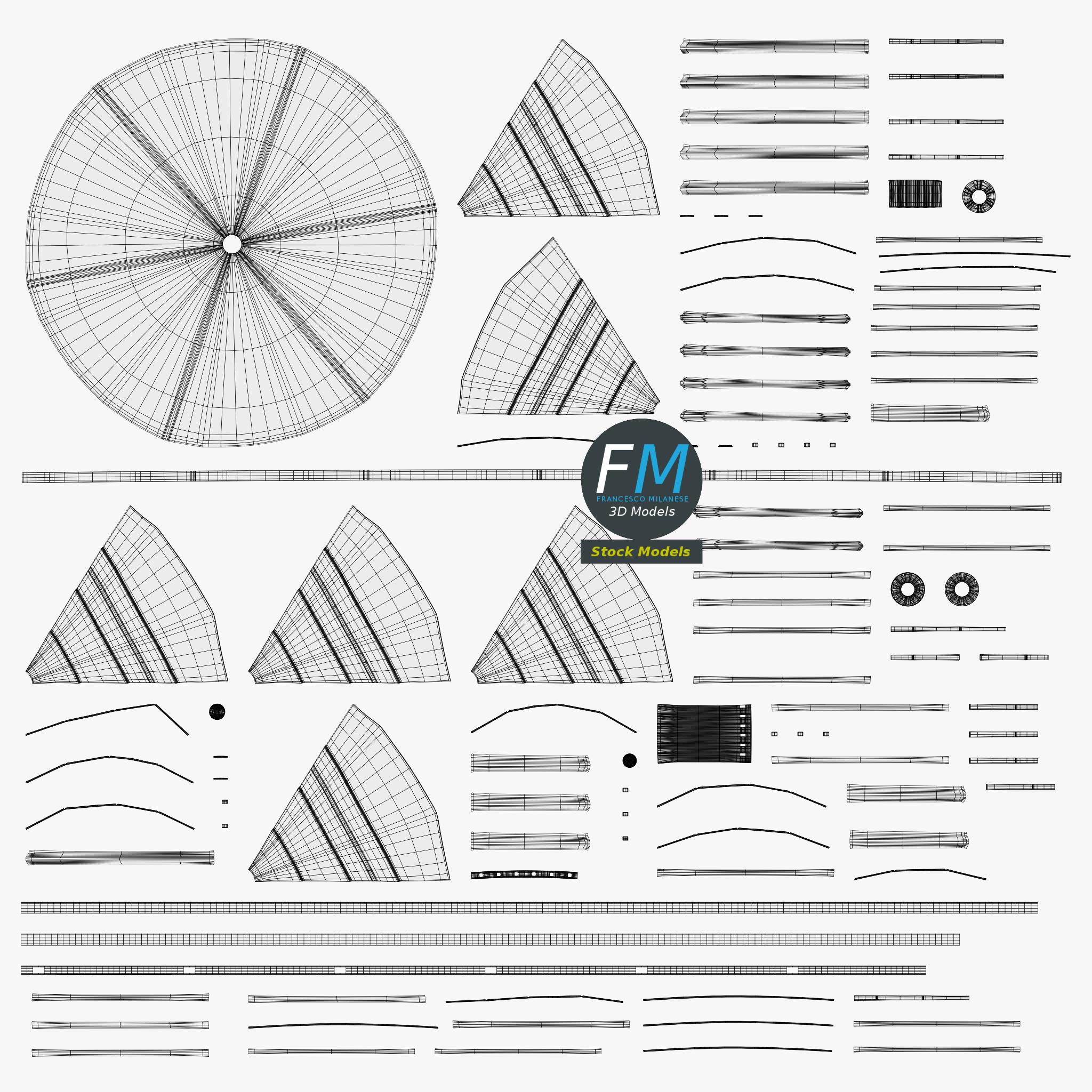 3D-Modell - Spielplatzkarussell - 11 3D-Modell - Spielplatzkarussell - 11