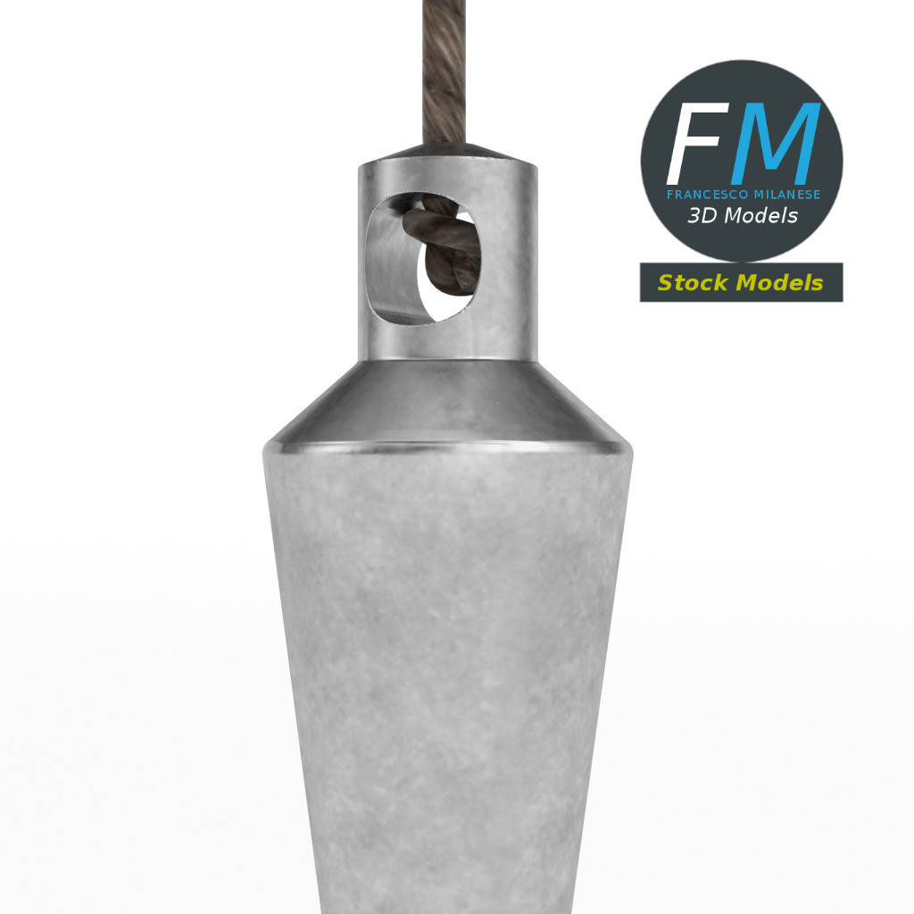 3D-Modell - Senklot - 04