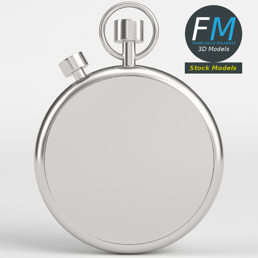 3D-Modell - Taschenuhr - 04