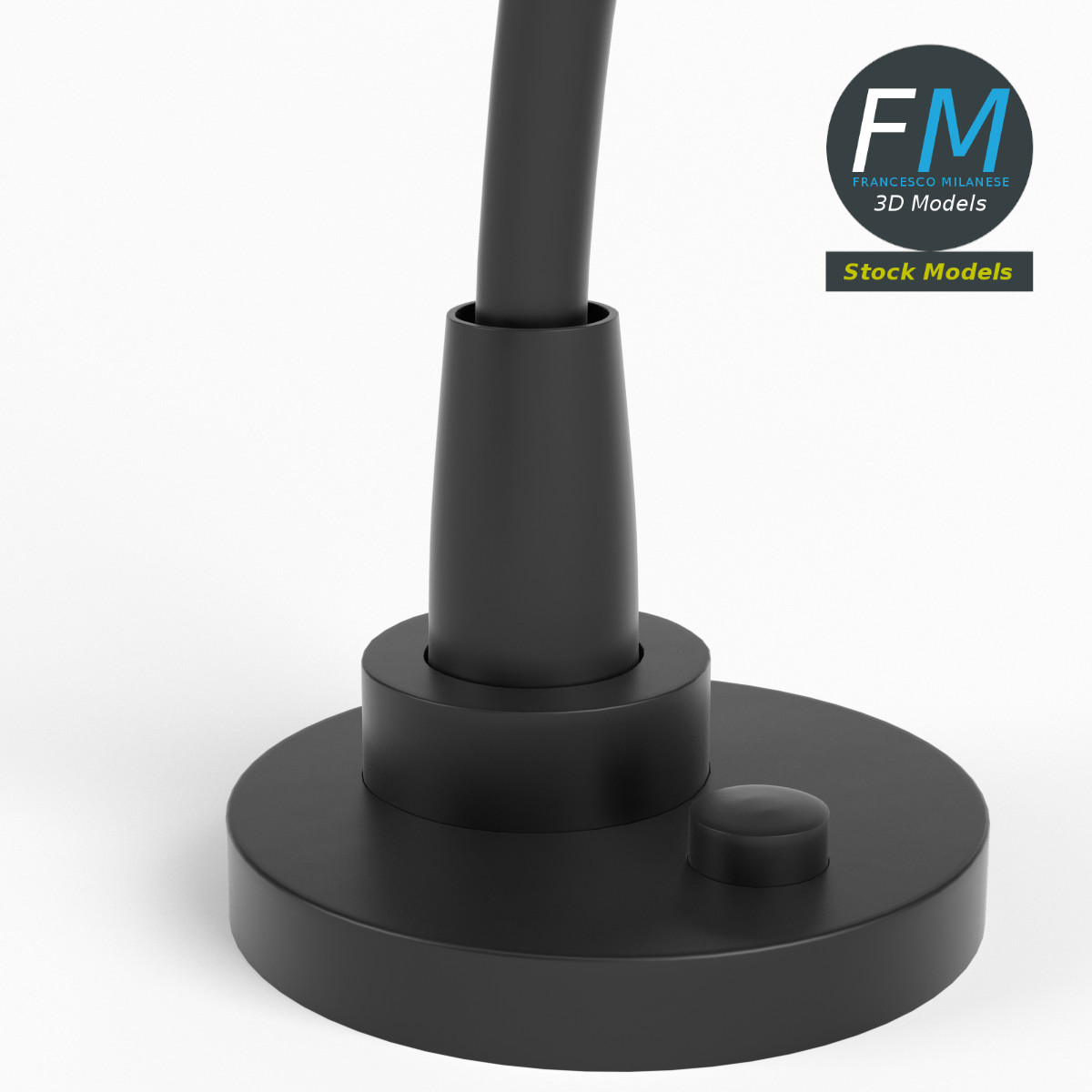 3D-Modell - Rednerpult-Mikrofon - 04