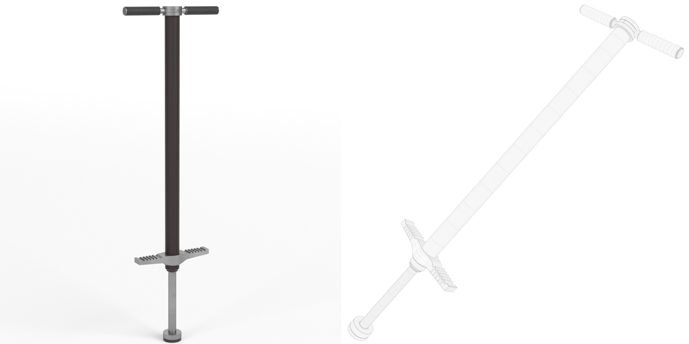3D-Modell - Pogo-Stick