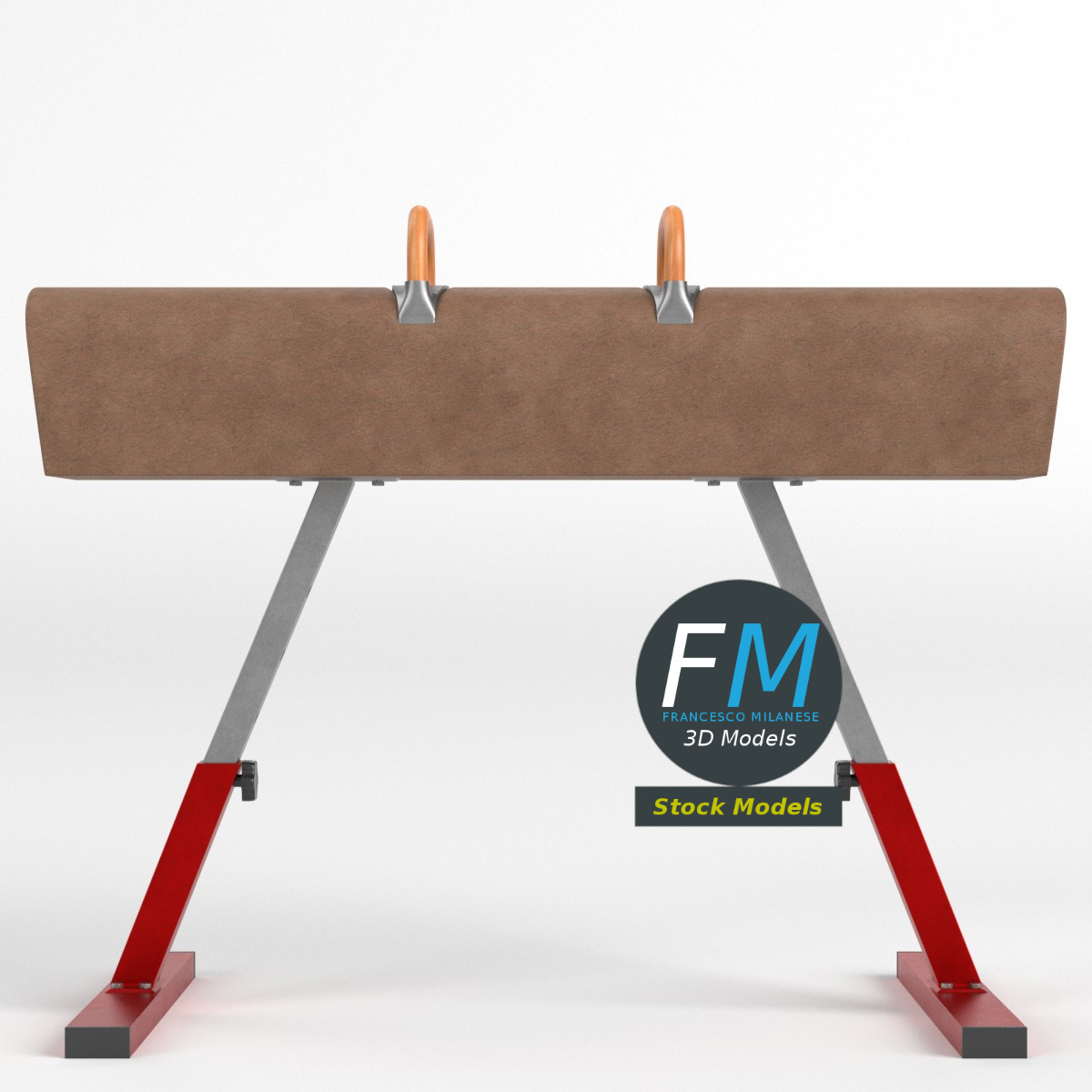 3D-Modell - Pauschenpferd - 03