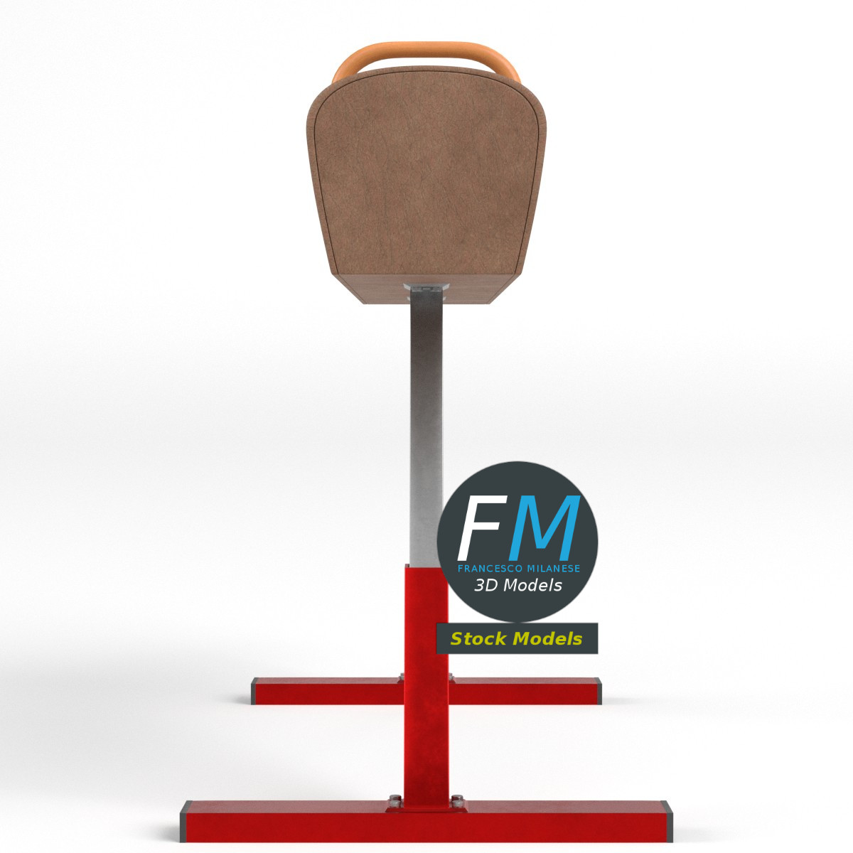 3D-Modell - Pauschenpferd - 04