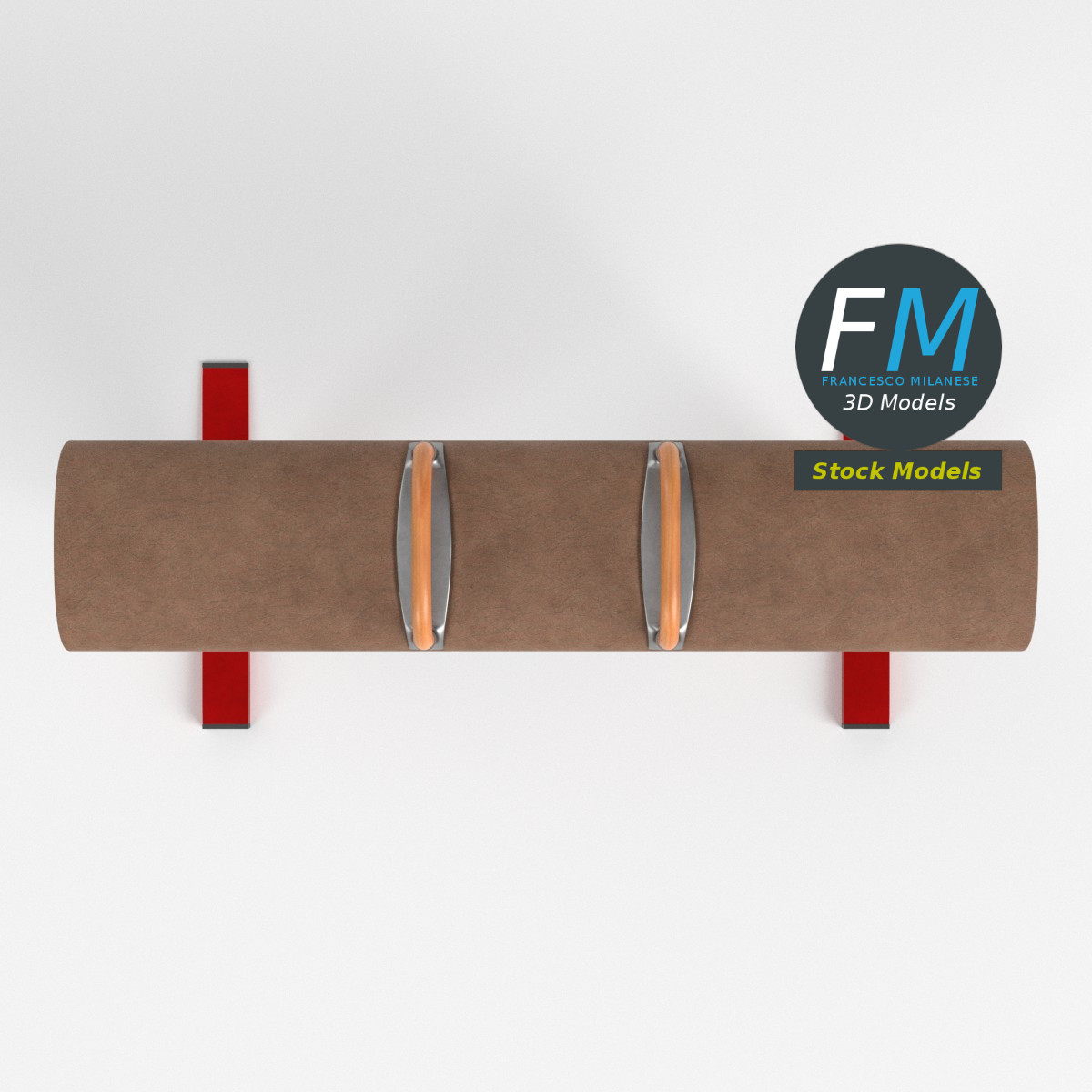 3D-Modell - Pauschenpferd - 06