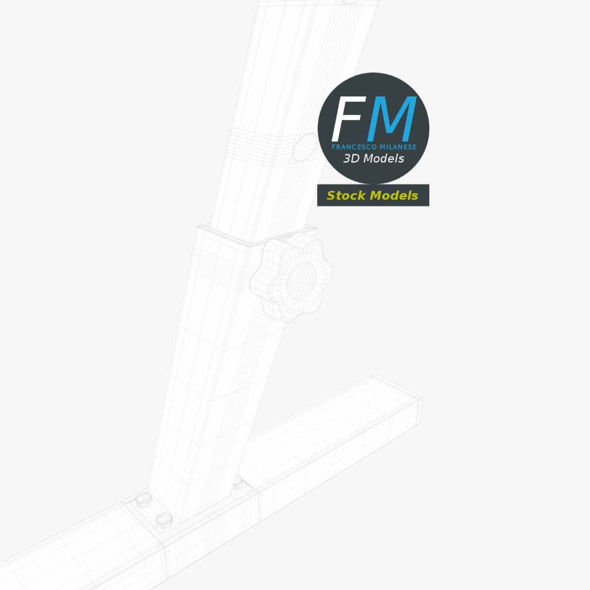 3D-Modell - Pauschenpferd - 08