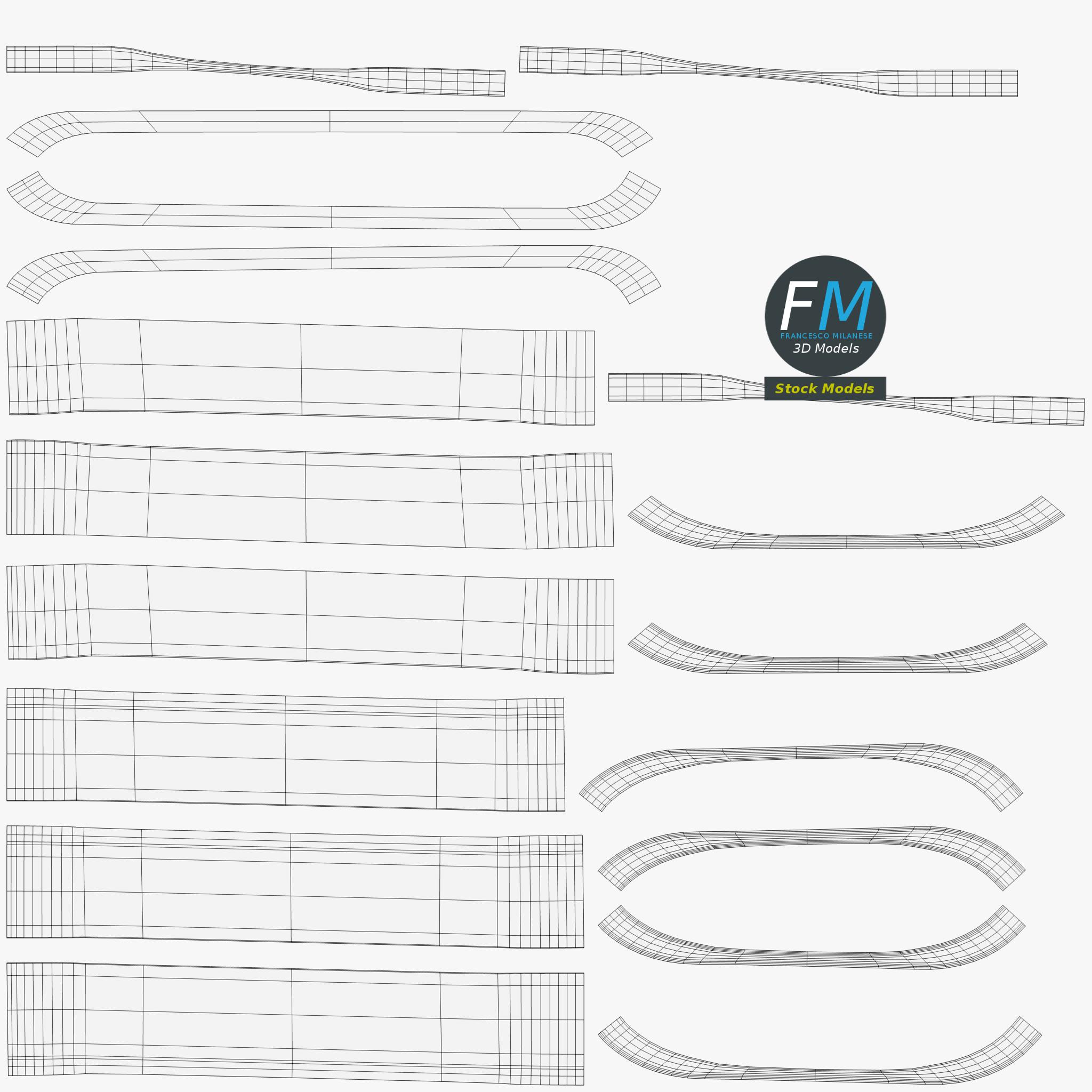 3D-Modell - Poolbillardkugeln Set - 12 3D-Modell - Poolbillardkugeln Set - 12