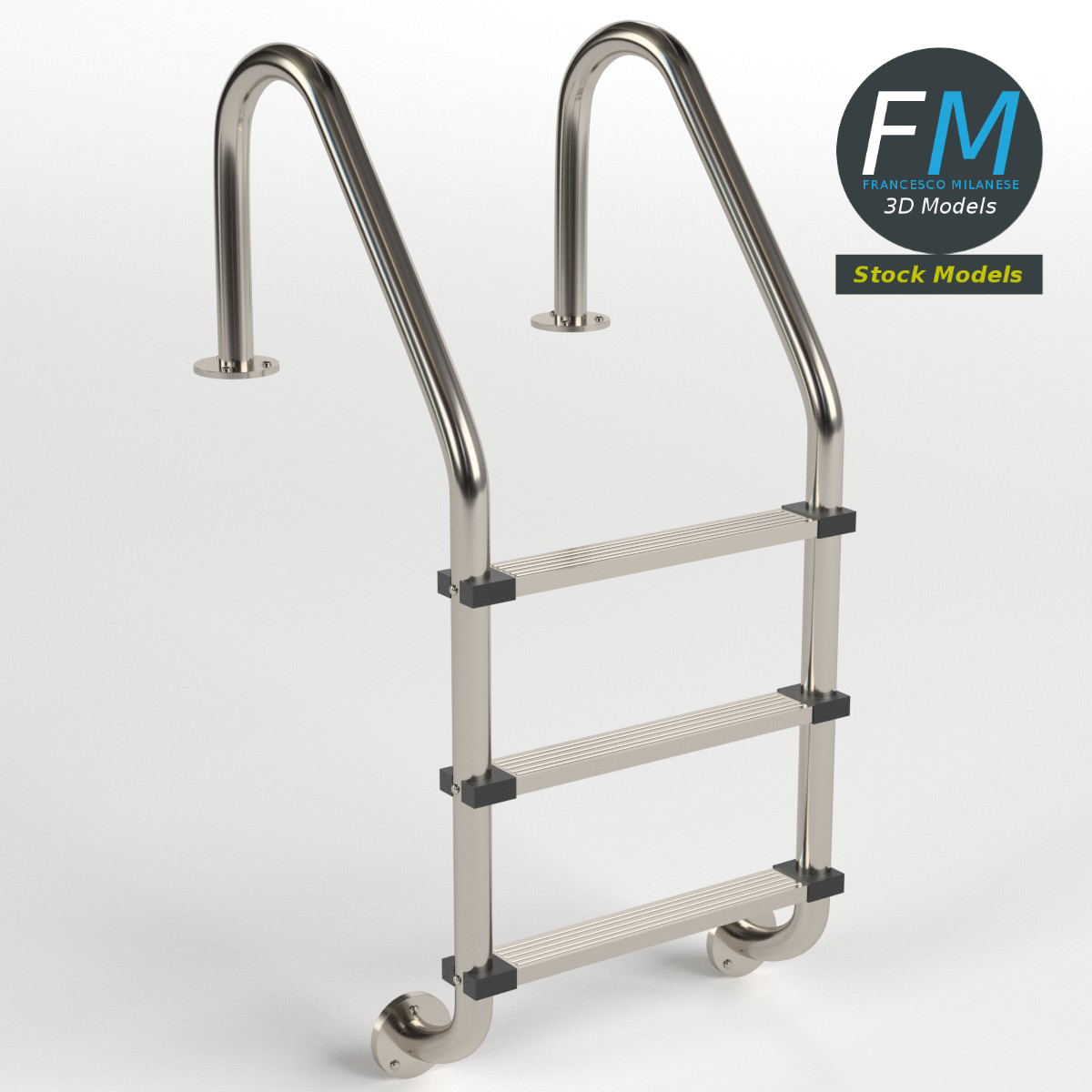 3D-Modell - Schwimmbadleiter - 02