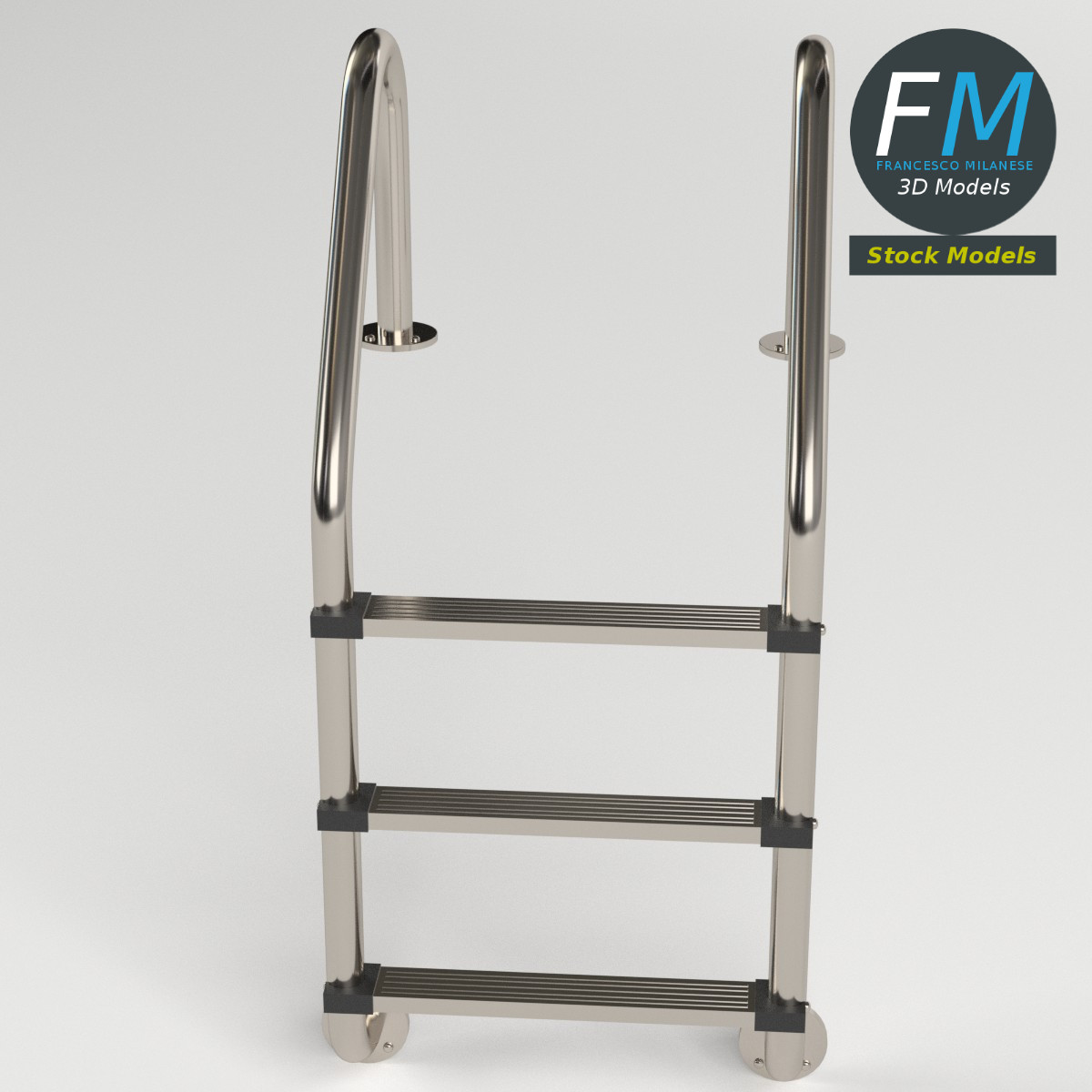 3D-Modell - Schwimmbadleiter - 03