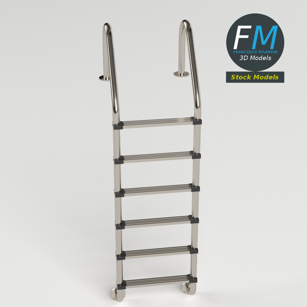 3D-Modell - Schwimmbadleiter - 02
