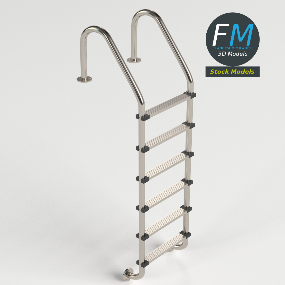 3D-Modell - Schwimmbadleiter - 03