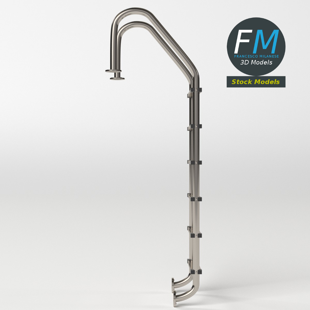 3D-Modell - Schwimmbadleiter - 05