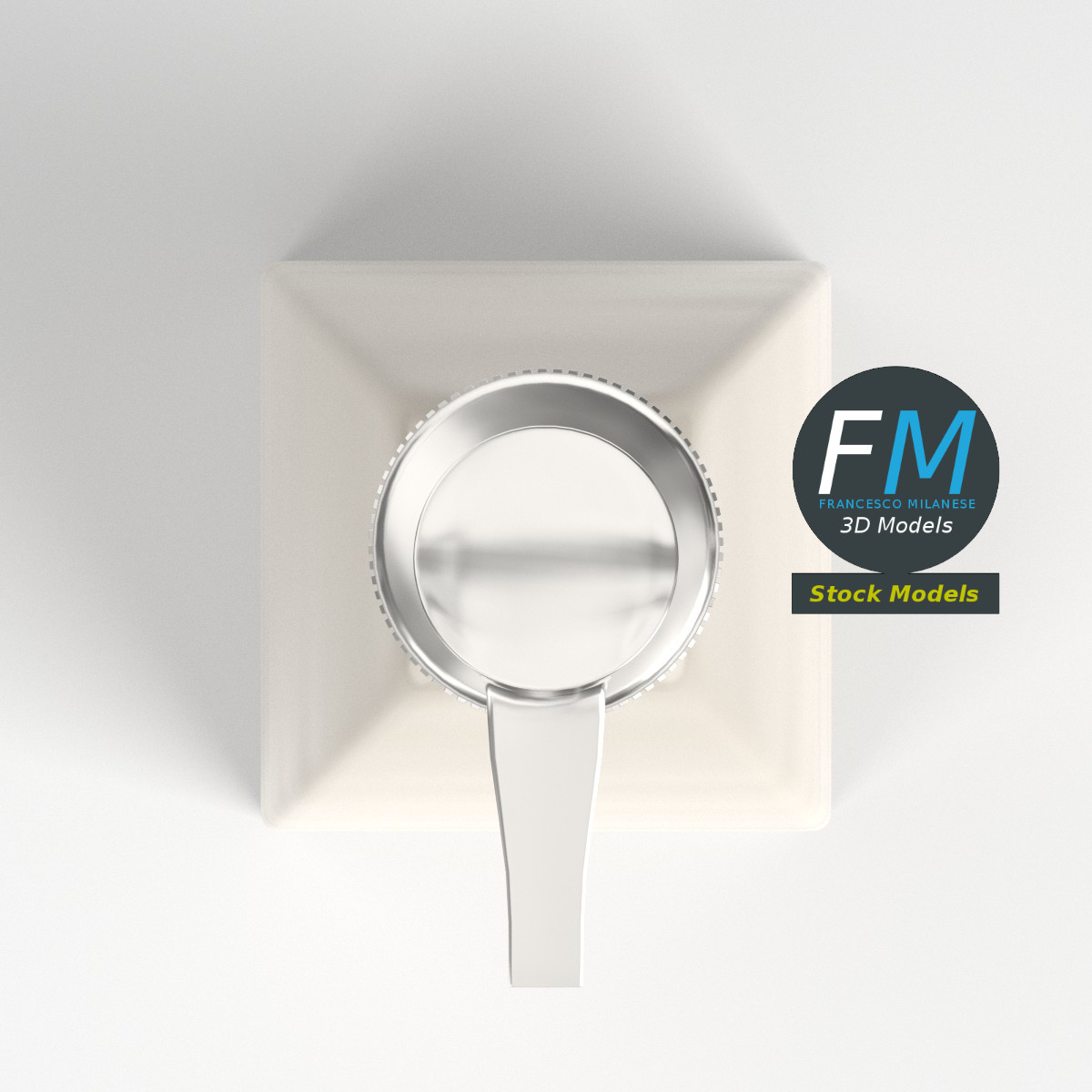 3D-Modell - Seifenspender aus Porzellan - 06