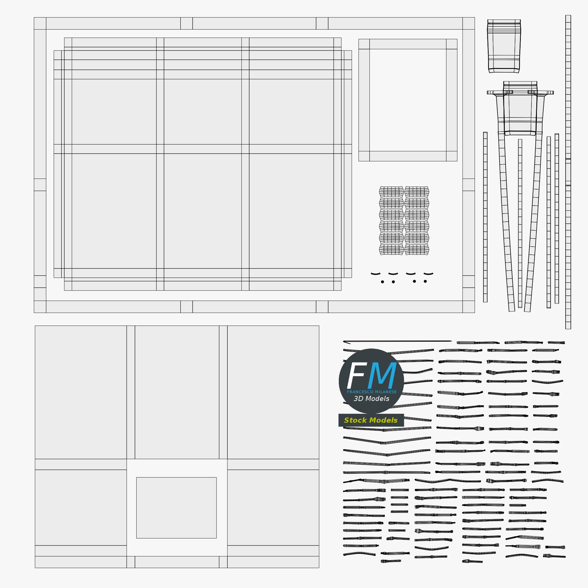 3D-Modell - Tragbarer Outdoor-Basketballkorb - 13 3D-Modell - Tragbarer Outdoor-Basketballkorb - 13