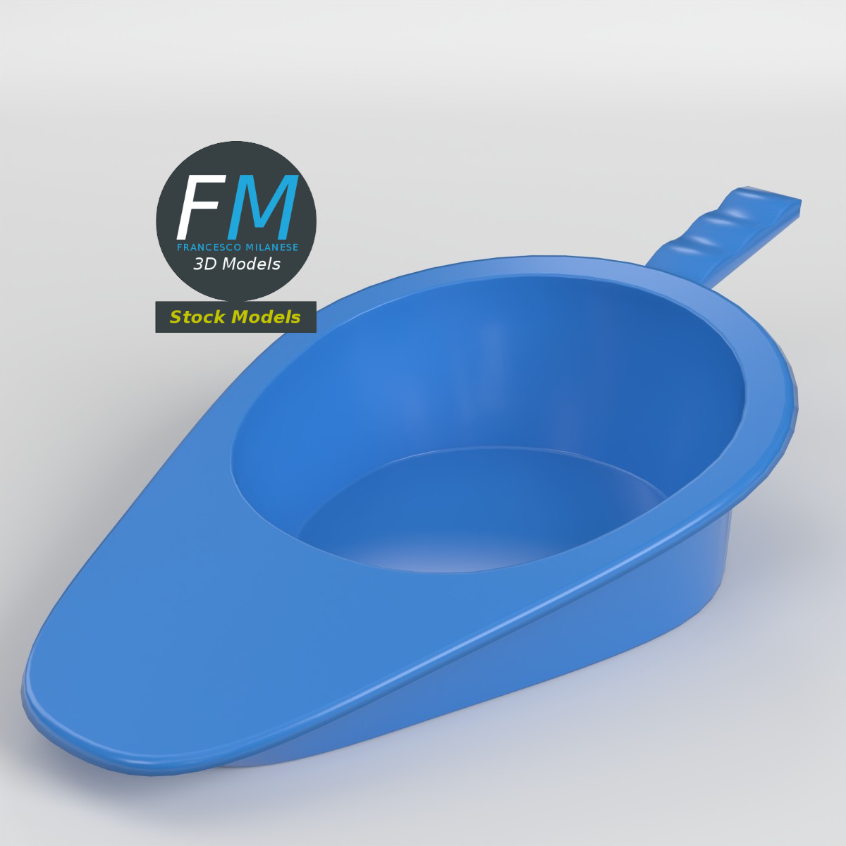 3D-Modell - Tragbare Urin-Bettpfanne - 01