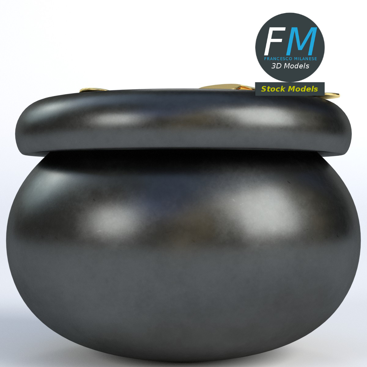 3D-Modell - Goldtopf - 03