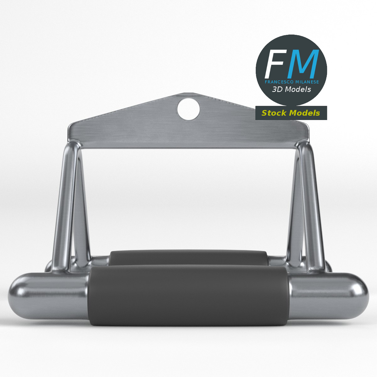 3D-Modell - Kabelzuggriff für Fitnessgeräte - 03