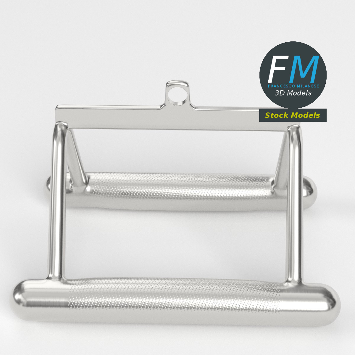 3D-Modell - Doppelgriff für Kabelzug - 02