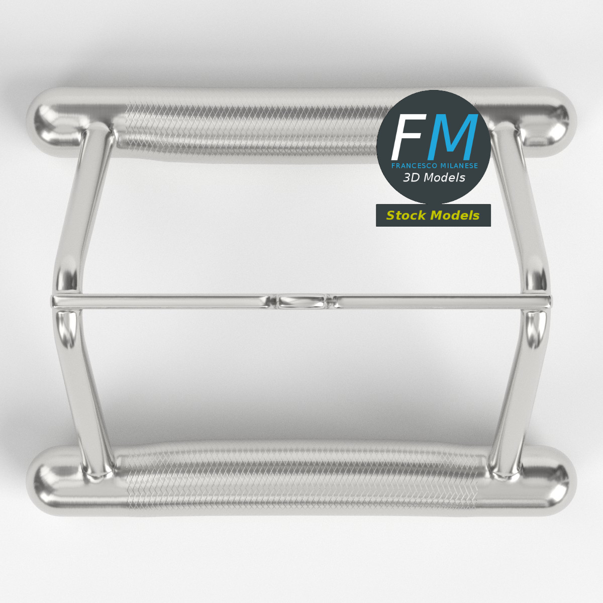 3D-Modell - Doppelgriff für Kabelzug - 06