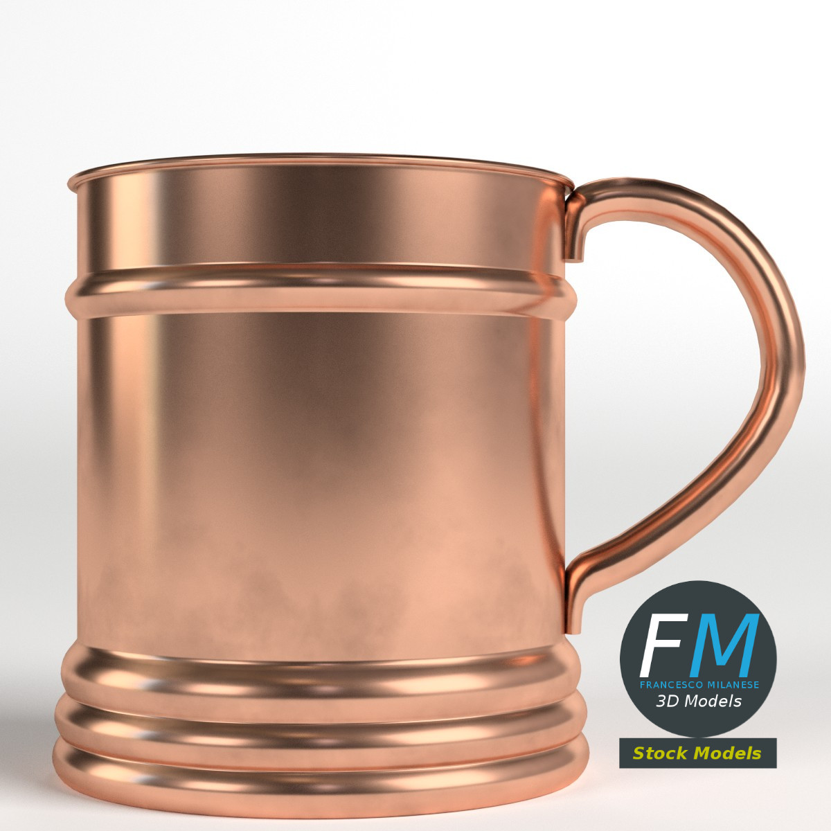 3D-Modell - Hohe Kupferteetasse - 03
