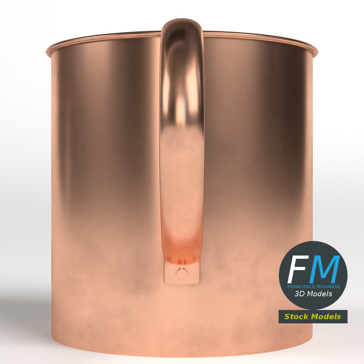 3D-Modell - Trinkbecher aus Reinem Kupfer - 04