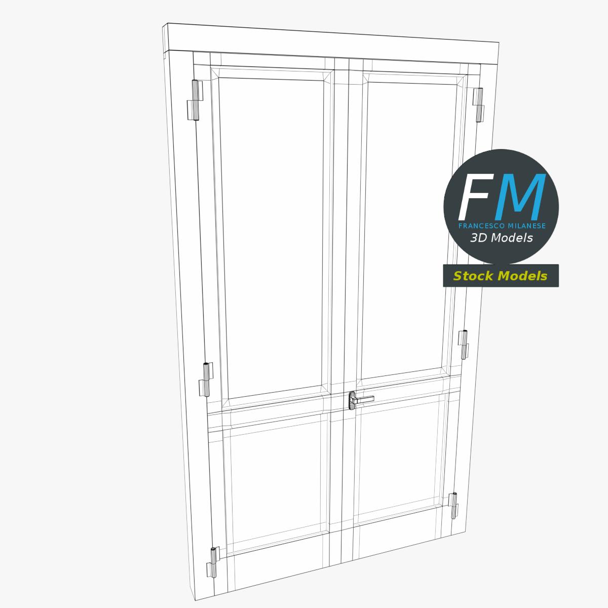 3D Model - PVC Double Door - 07
