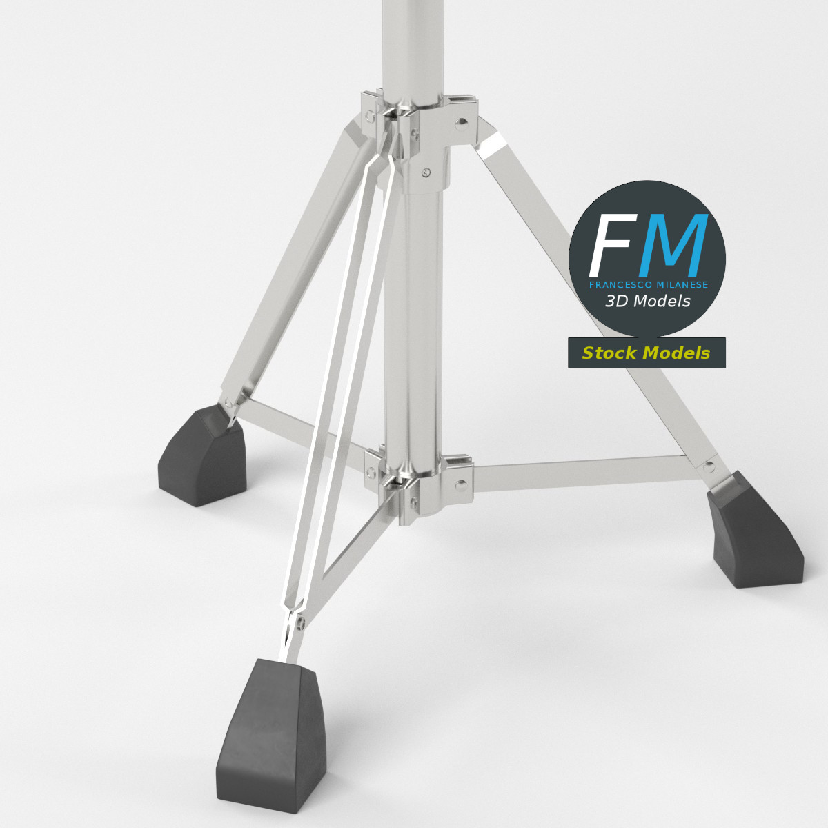 3D-Modell - Rack-Tom mit Ständer - 05
