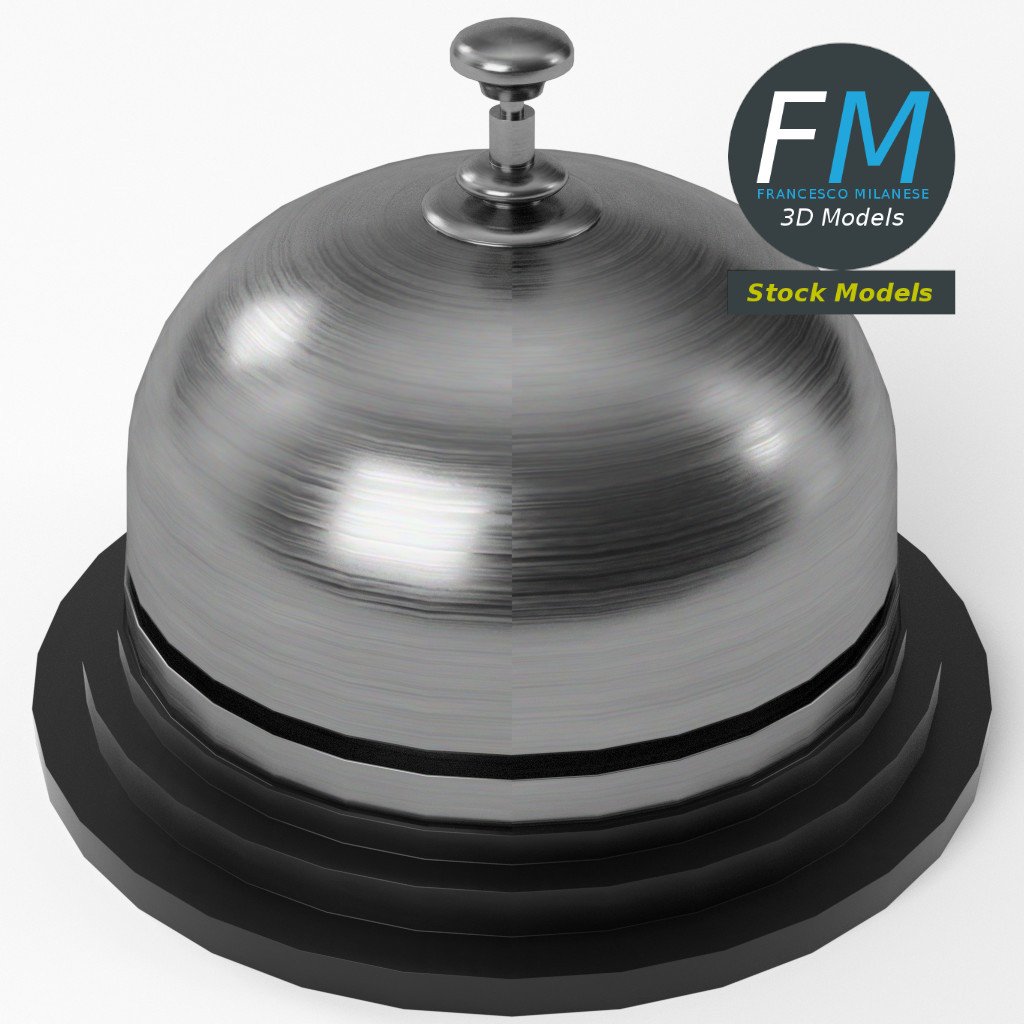 3D-Modell - Rezeptionsklingel - 05