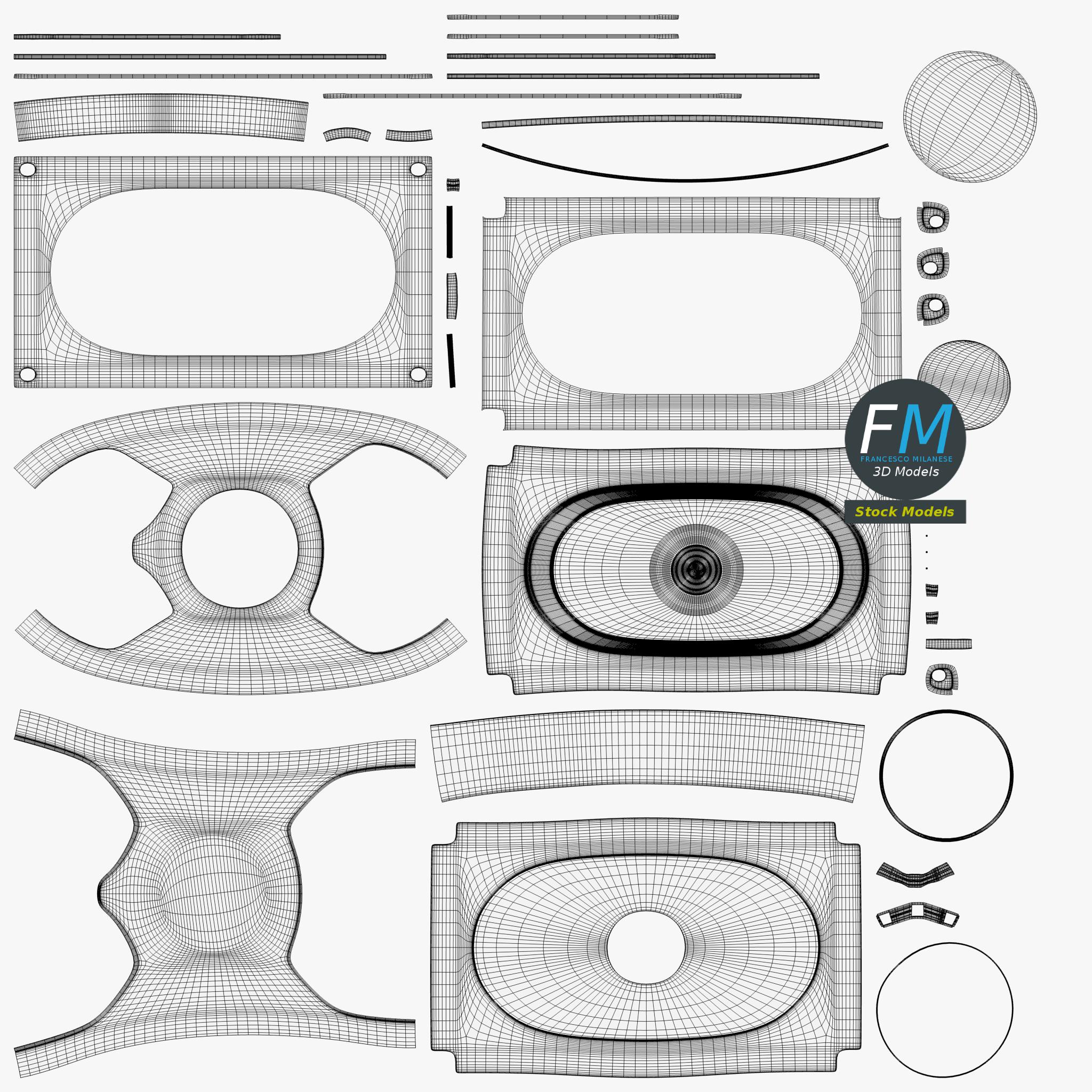 3D-Modell - Rechteckiger Lautsprecher - 11 3D-Modell - Rechteckiger Lautsprecher - 11