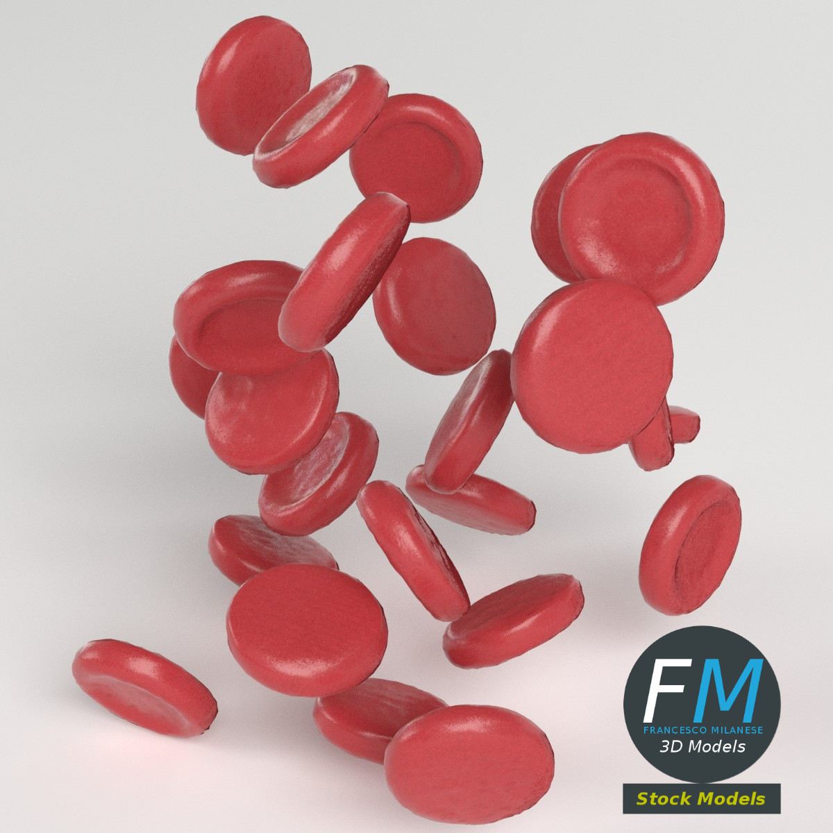 3D-Modell - Rote Blutkörperchen - 02