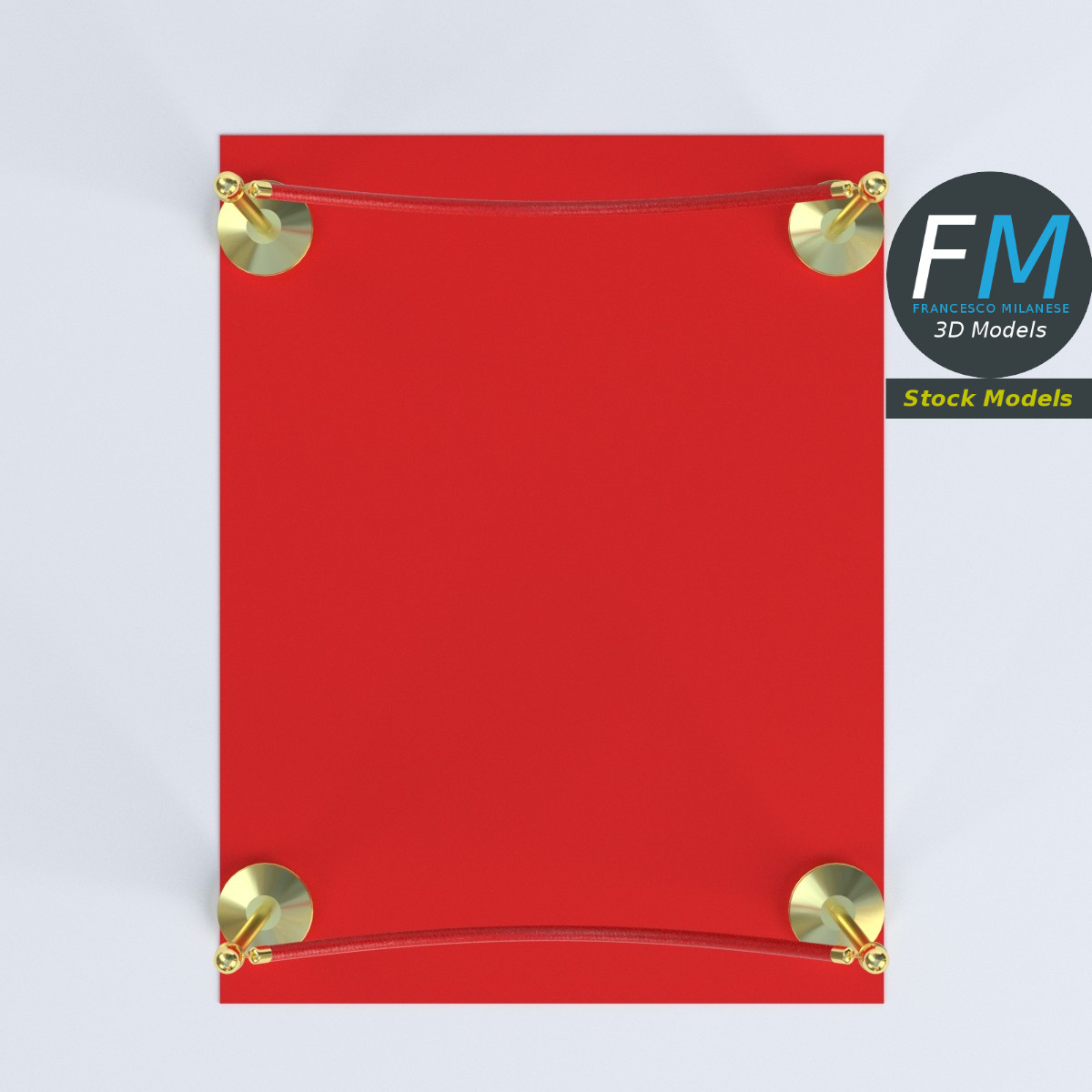 3D-Modell - Roter Teppich Modul - 06