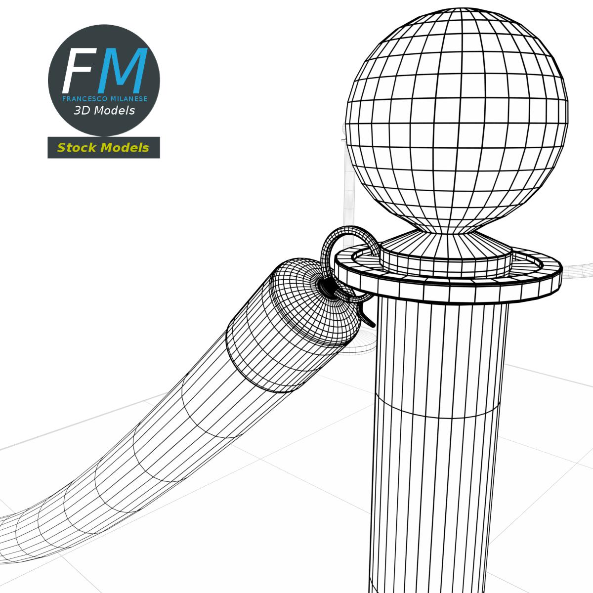 3D-Modell - Roter Teppich Modul - 08
