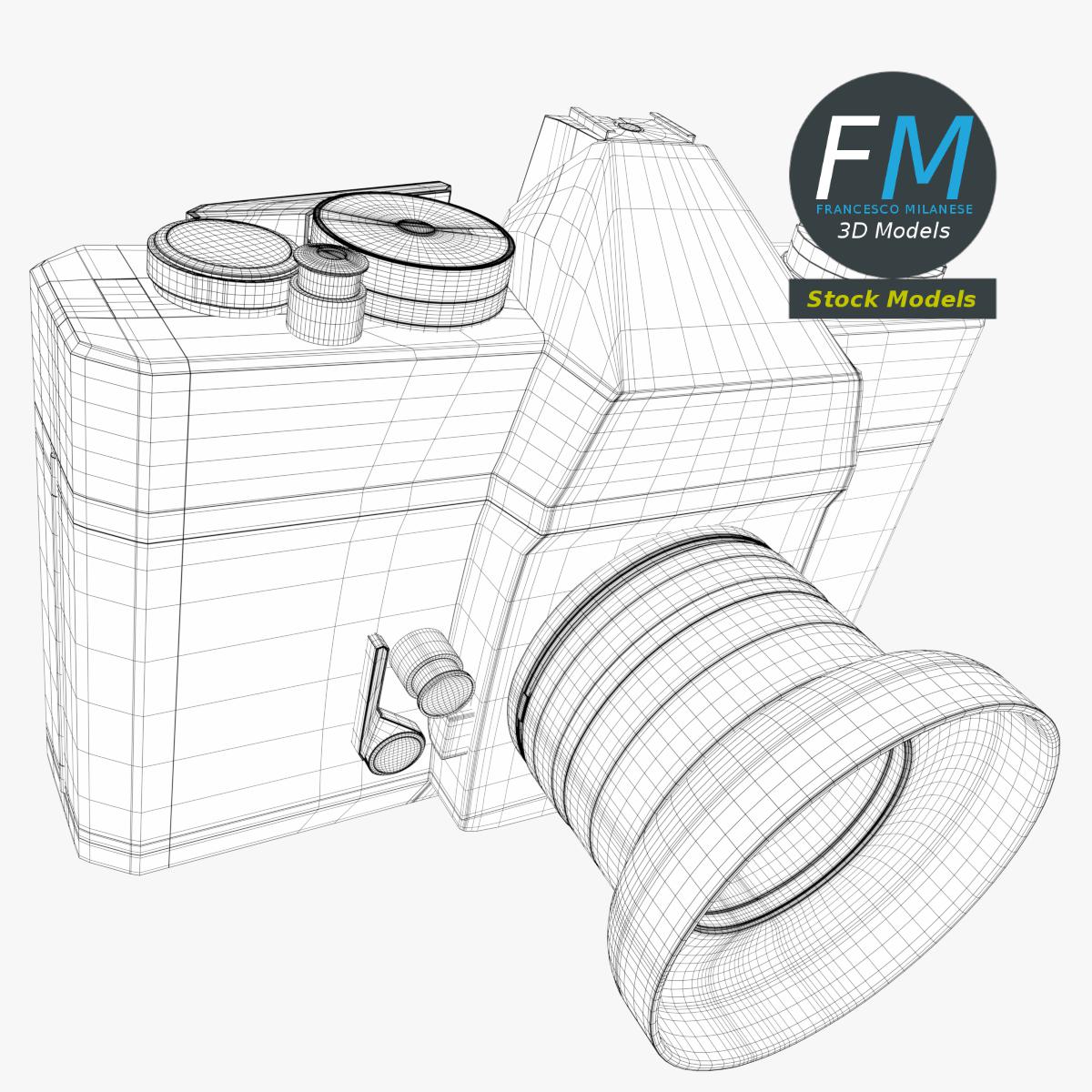 3D модель - Зеркальная Фотокамера - 07