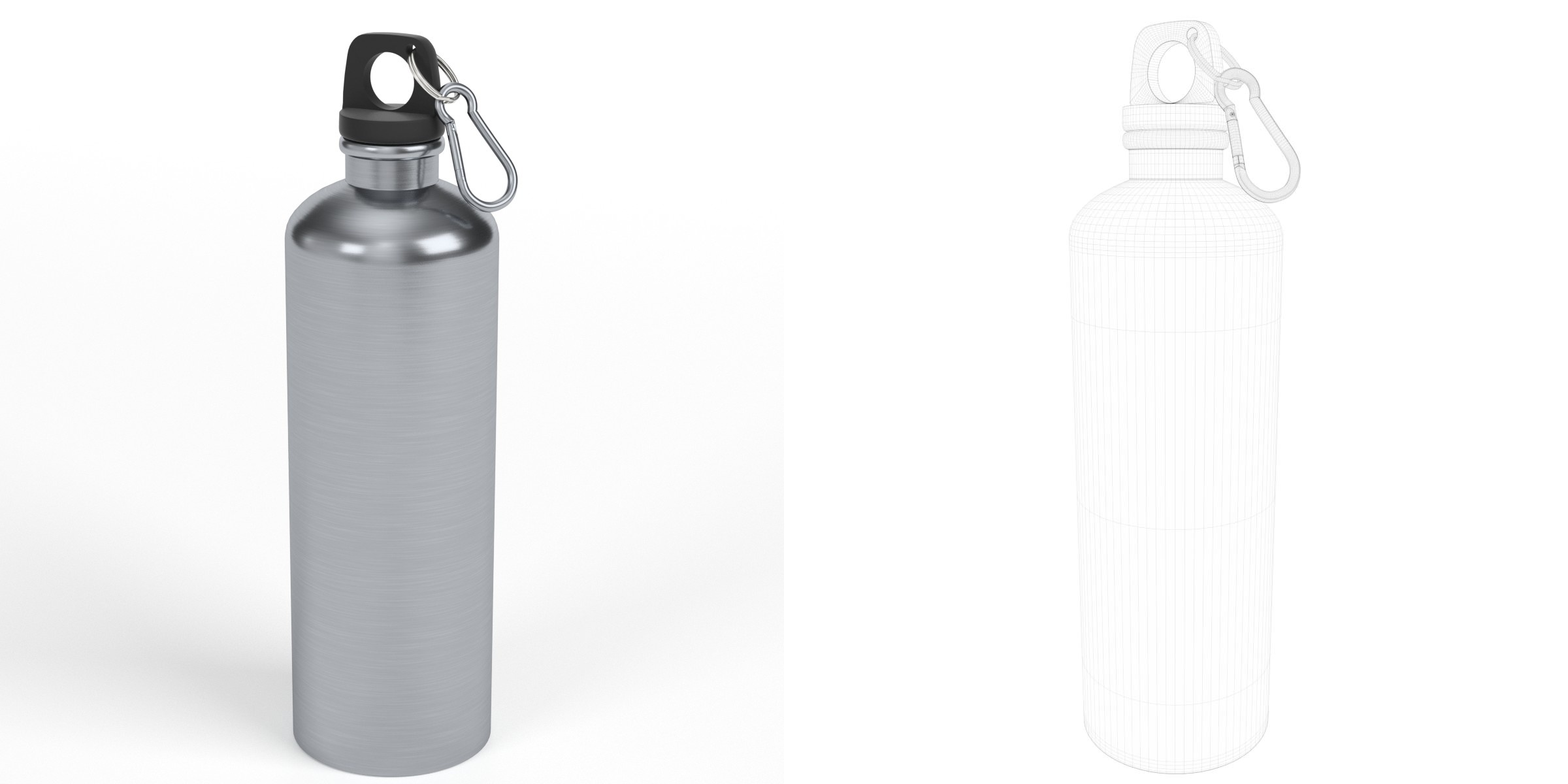 3D-Modell - Wiederverwendbare Trinkflasche