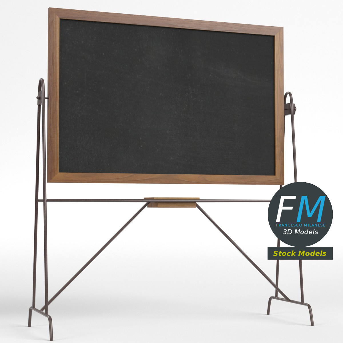 3D-Modell - Wendbare Schultafel - 01