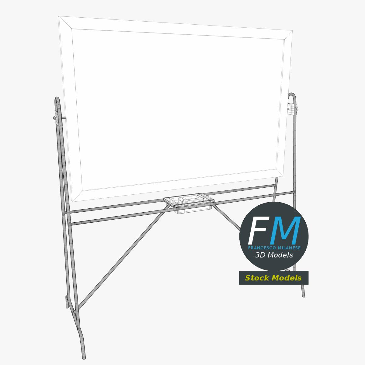 3D-Modell - Wendbare Schultafel - 07