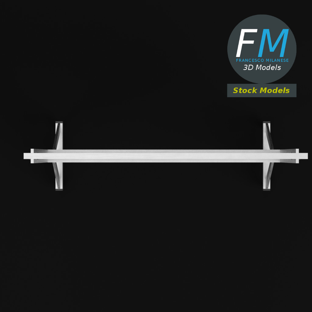 3D-Modell - Freistehendes Wendbares Whiteboard - 06