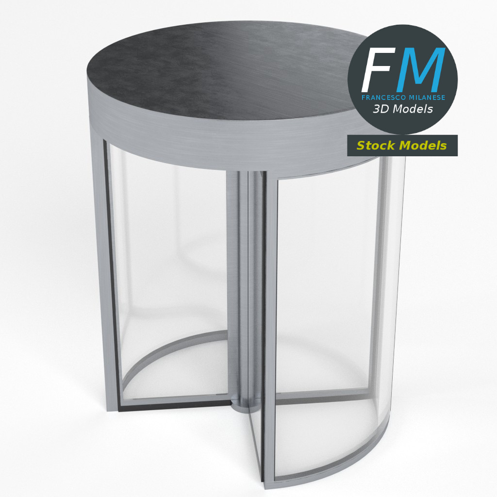 3D-Modell - Drehtür - 02