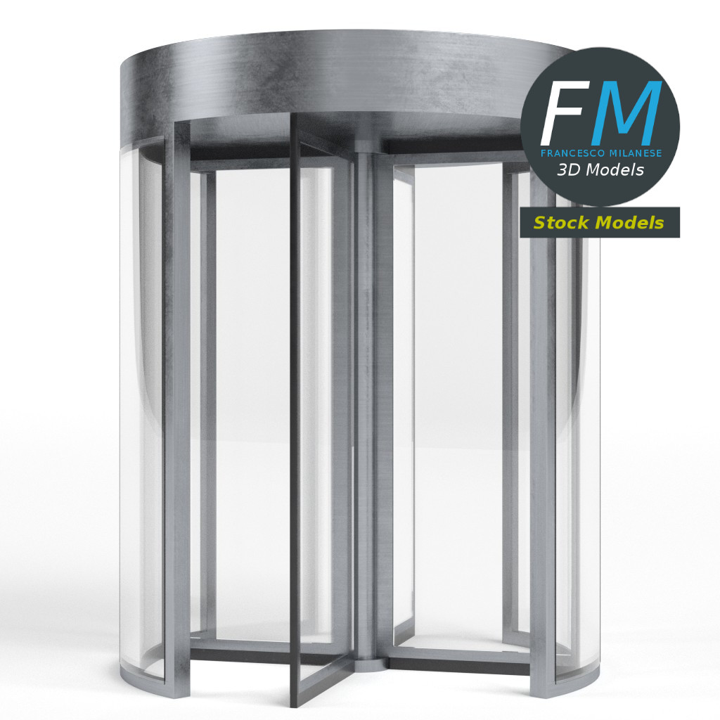 3D-Modell - Drehtür - 04