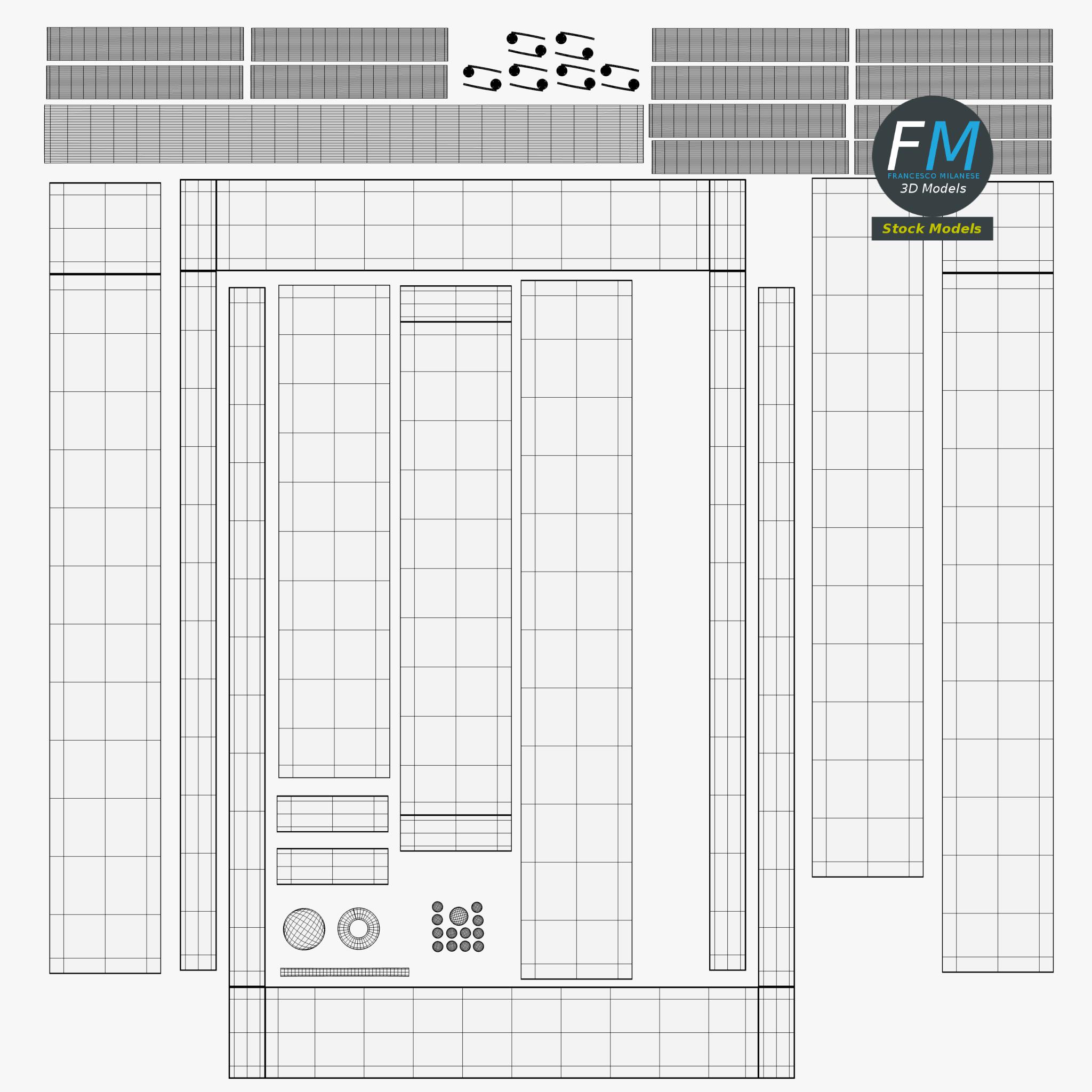 3D-Modell - Drehkreuztor - 11