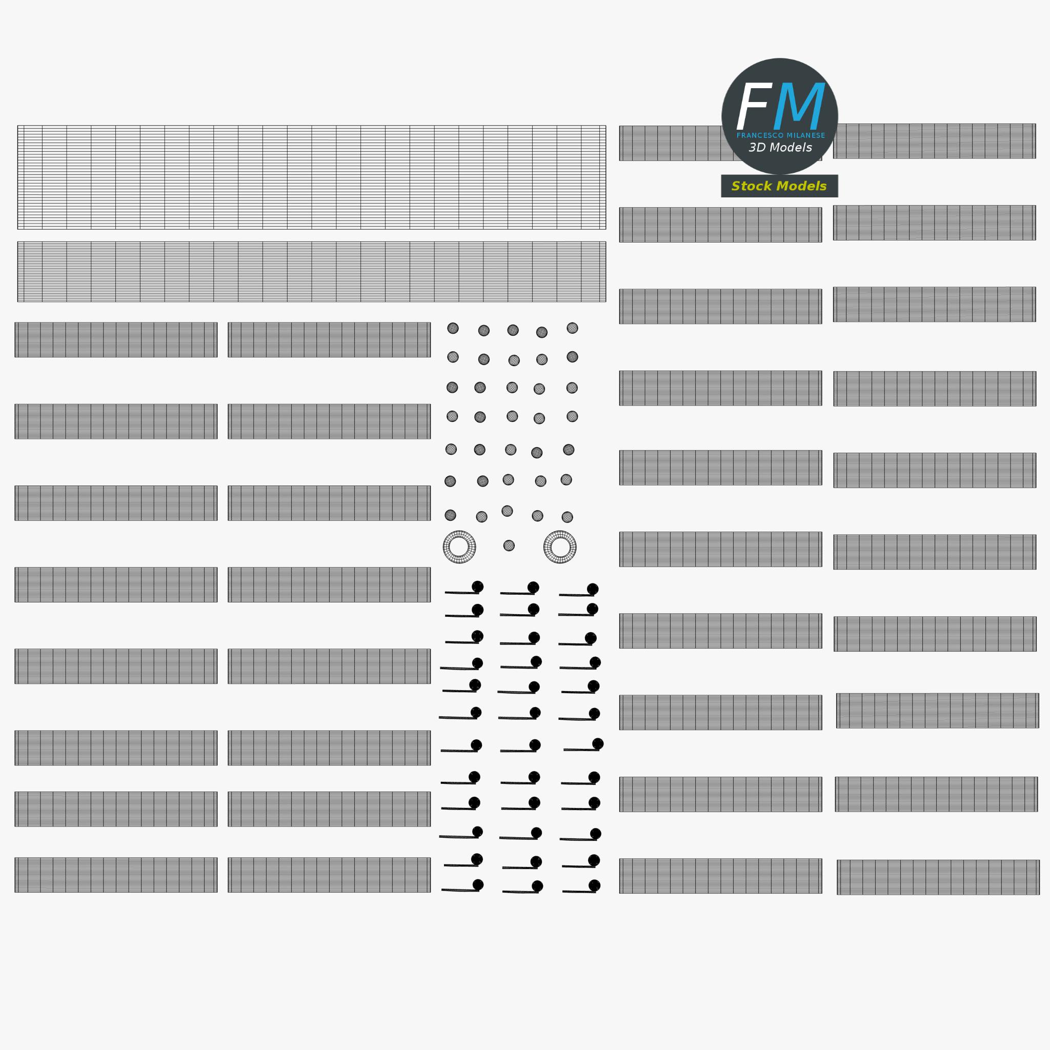 3D-Modell - Drehkreuztor - 12 3D-Modell - Drehkreuztor - 12