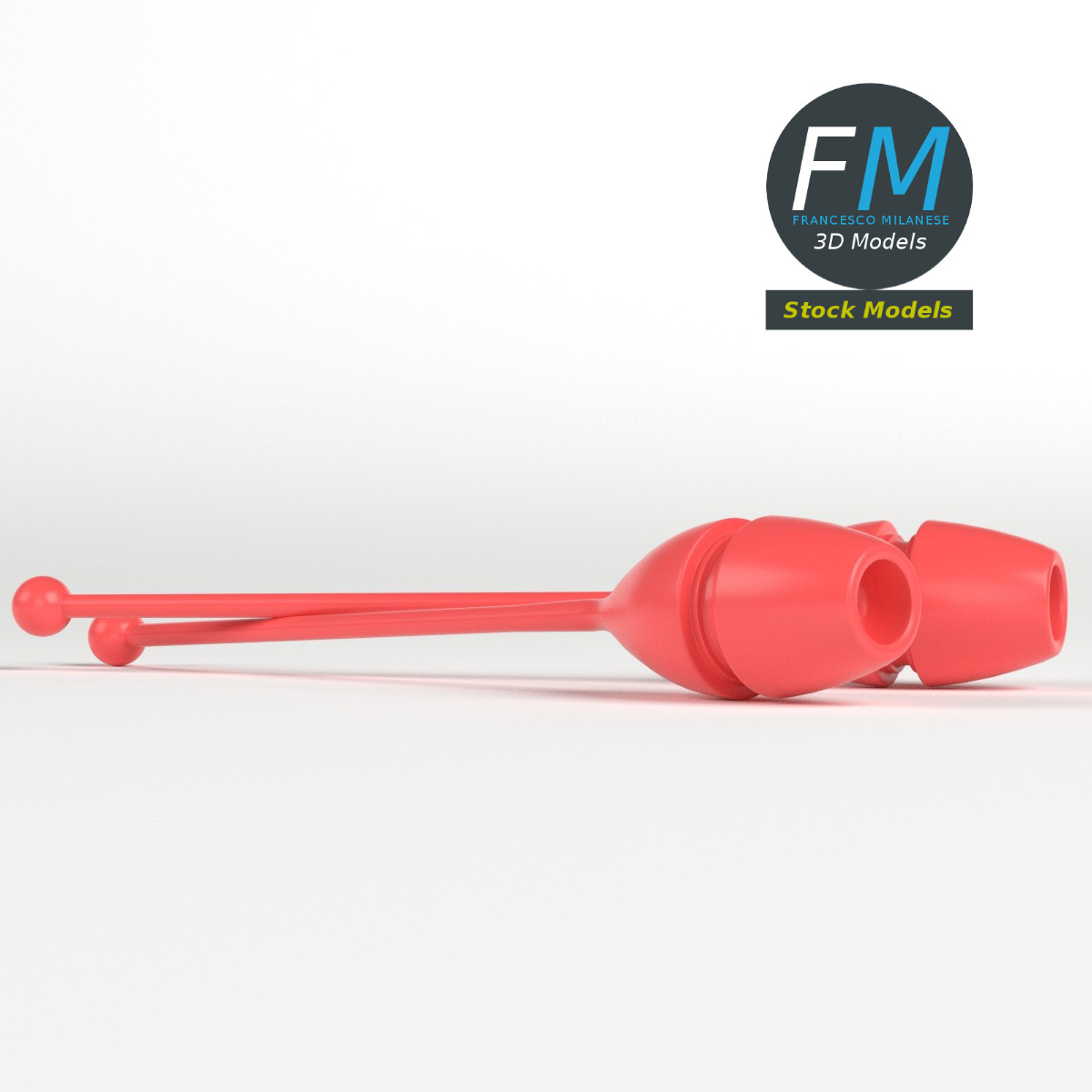 3D-Modell - Keulen für Rhythmische Sportgymnastik - 04
