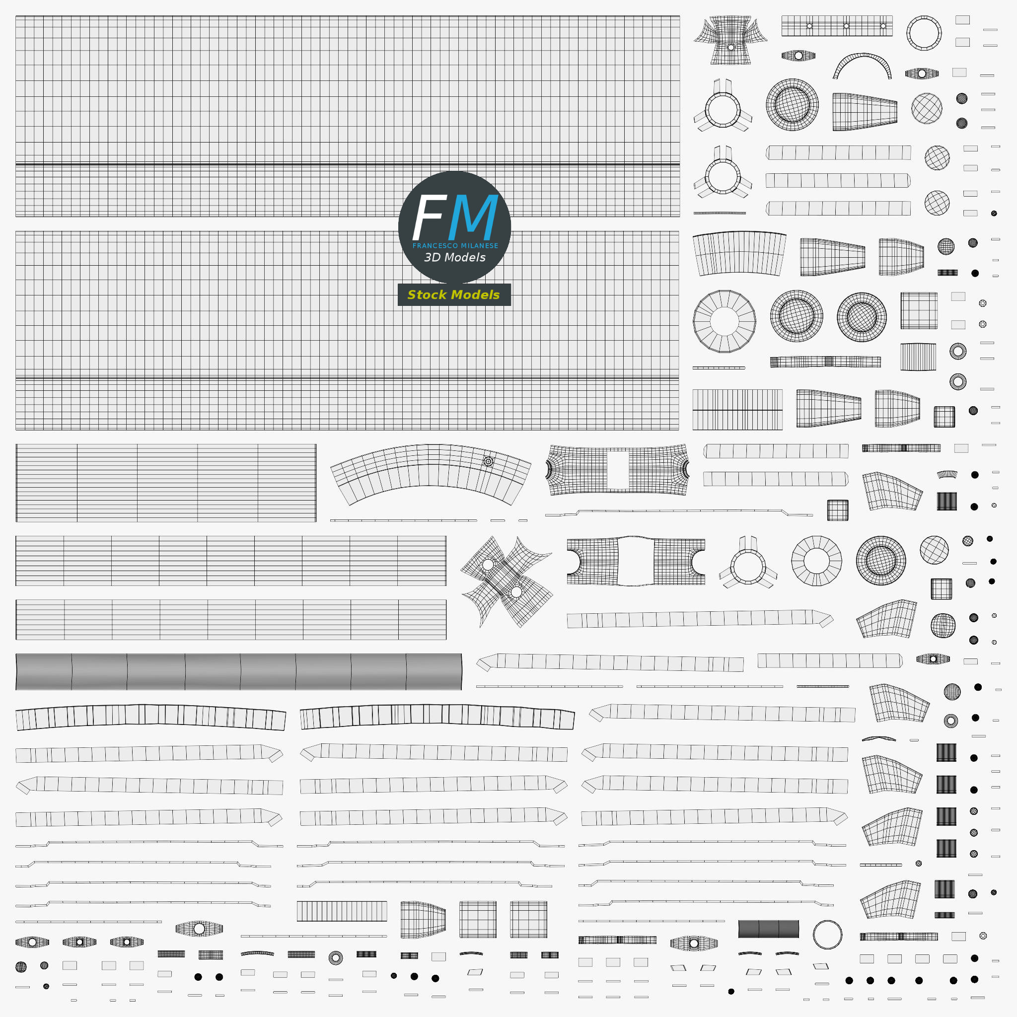 3D-Modell - Ride-Becken mit Ständer - 11 3D-Modell - Ride-Becken mit Ständer - 11